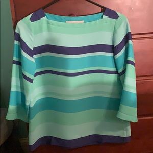 Ann Taylor loft blue top size XSP